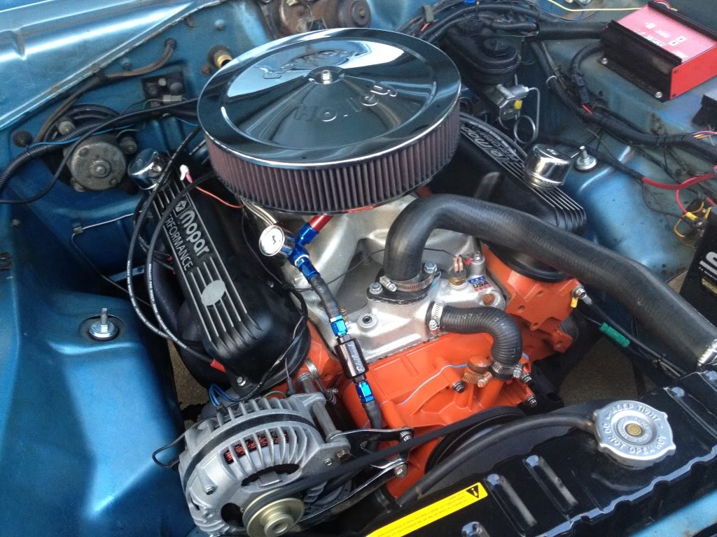 Disguise your Magnum motor as a Mopar LA engine.